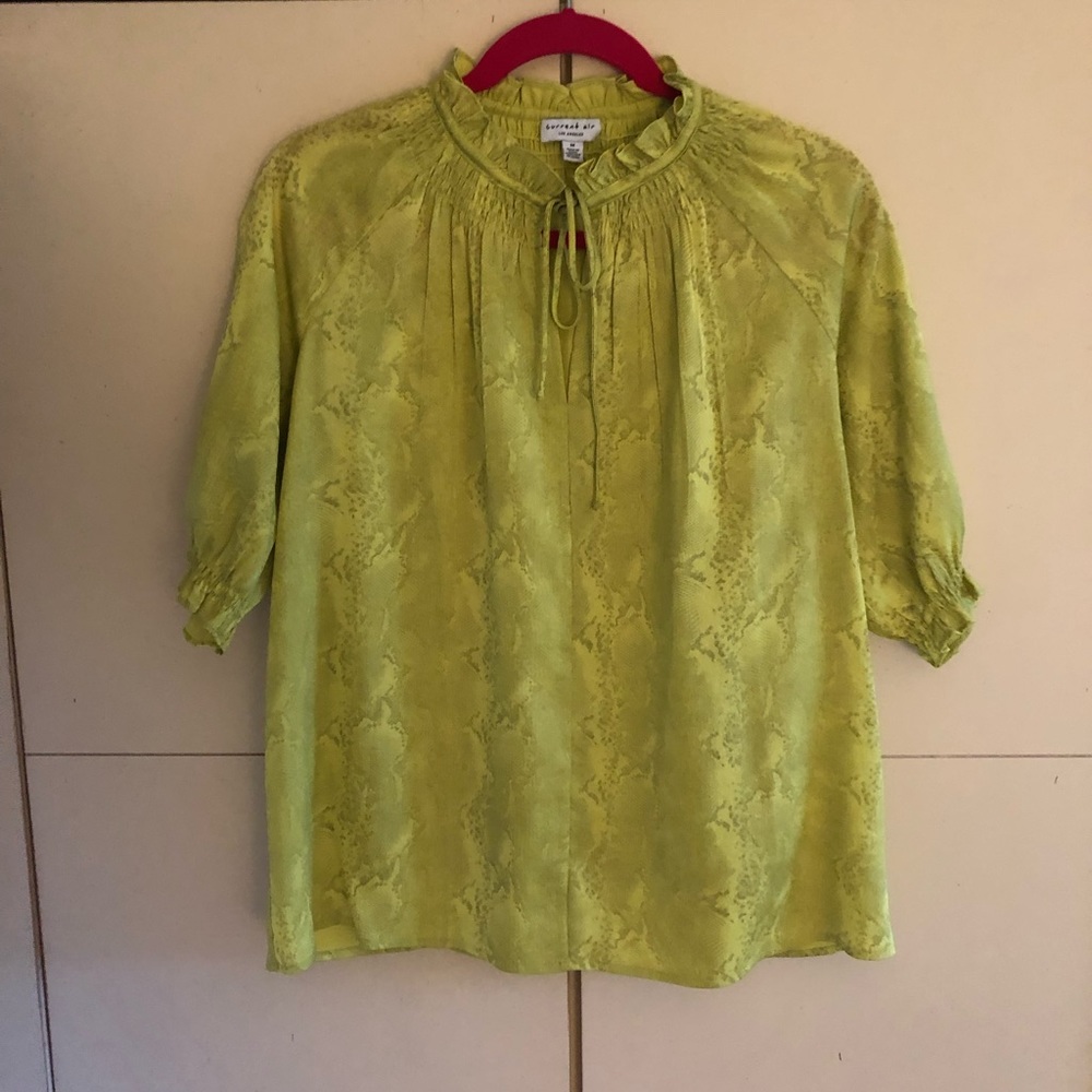 current Air snakeskin pattern blouse
